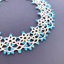 Collar Isabel Beige-Turquesa