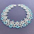 Collar Isabel Beige-Turquesa