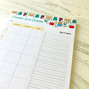 Box Recetas: Recetario, Menú Semanal, Stickers, Separadores y Bolsa