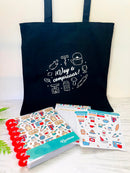 Box Recetas: Recetario, Menú Semanal, Stickers, Separadores y Bolsa